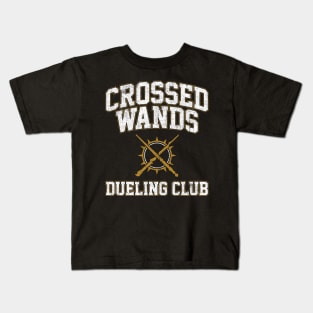 Crossed Wands Dueling Club Kids T-Shirt